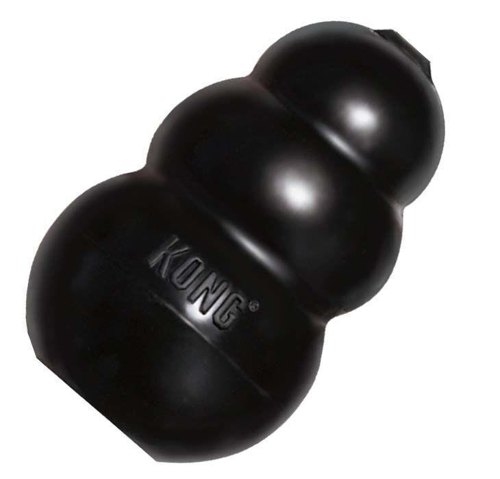 3 x KONG Classic Extreme Black Interactive Dog Toy - for Tough Dogs! - Large