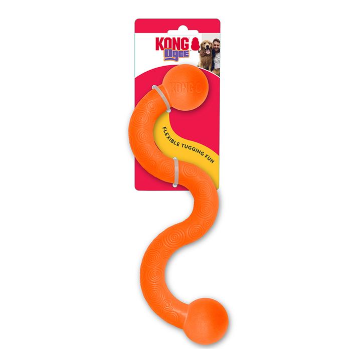 4 x KONG Ogee Stick - Safe Fetch Toy for Dogs - Floats in Water - Large
