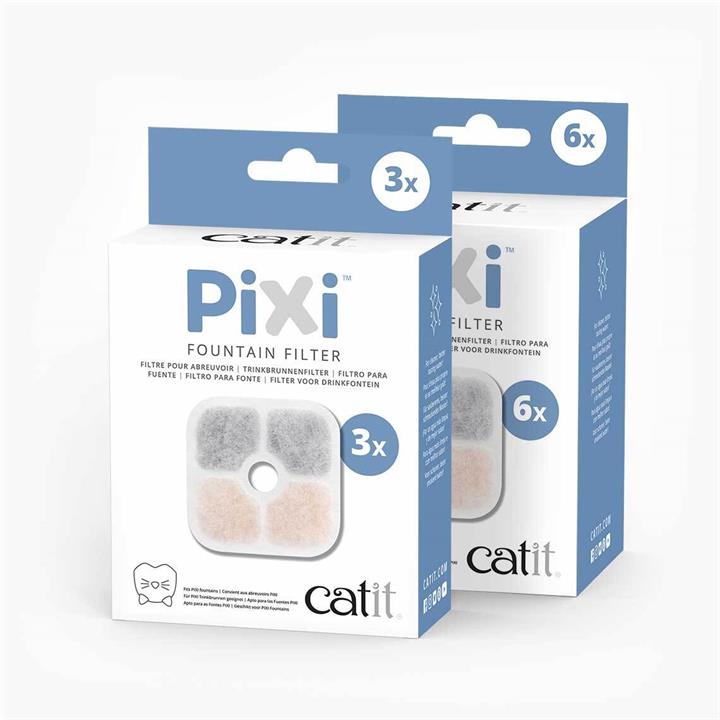 Catit Pixi Active Carbon Filters for Catit Pixi Fountains - 6 Pack