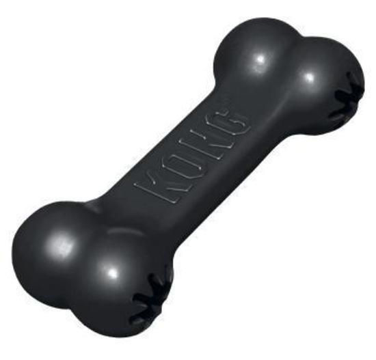 KONG Extreme Rubber Goodie Interactive Treat Holder Bone Dog Toy - Large