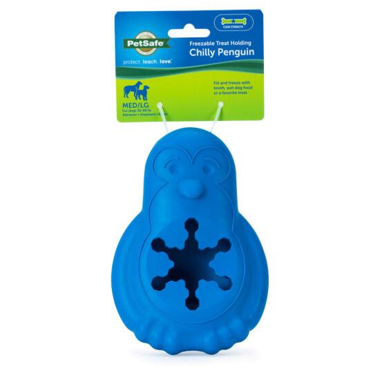 Petsafe Chilly Penguin Freezable Tough Treat Dispensing Dog Toy [Size: Medium/Large]