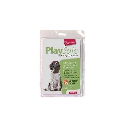 Yours Droolly "Play Safe" Soft Dog Muzzle [Size: Medium]