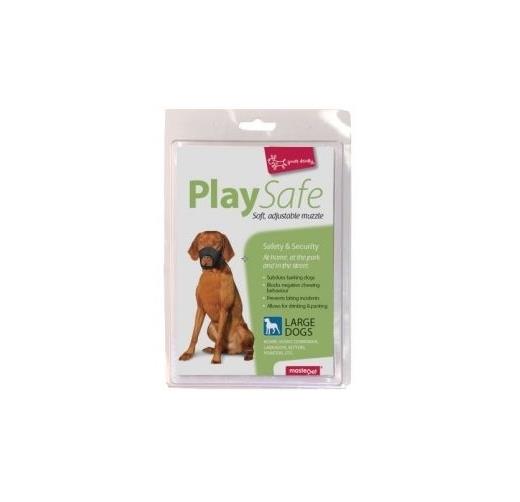 Yours Droolly "Play Safe" Soft Dog Muzzle [Size: Large]