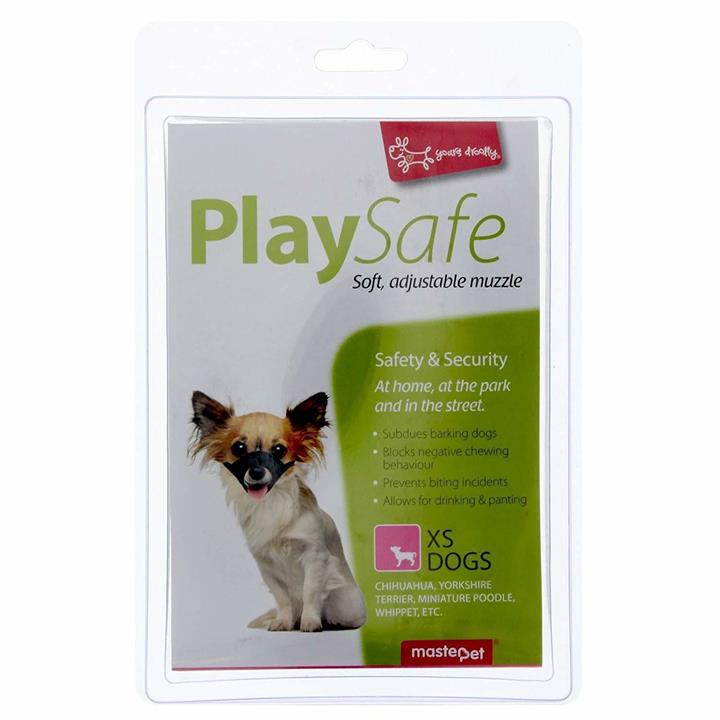 Yours Droolly "Play Safe" Soft Dog Muzzle [Size: X-Small]