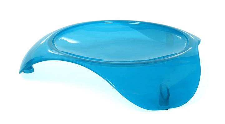 Shallow Blue Cat Food Dish by Smart Cat [Size: Large] [Colour: Blue]