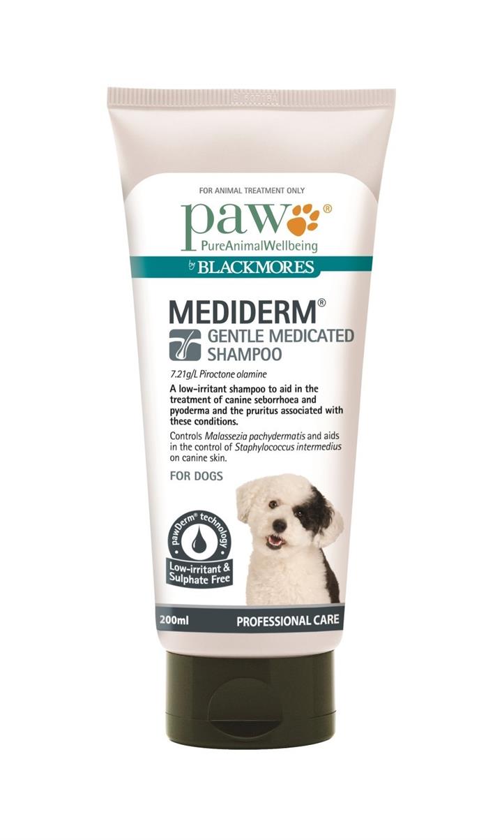 PAW by Blackmores MediDerm Gentle Medicated Shampoo for Dogs - 200ml