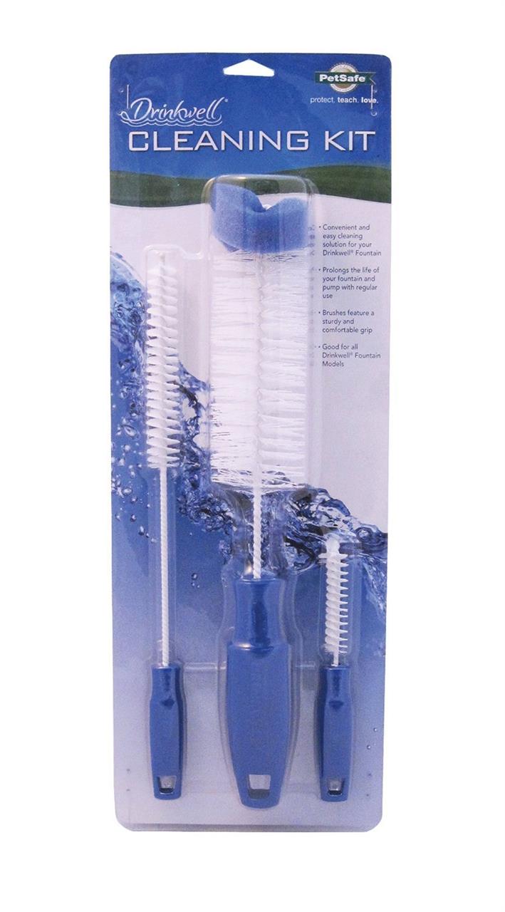 Drinkwell Fountain Cleaning Kit with 2 Brush Sizes