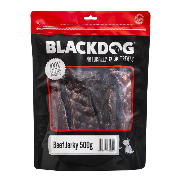 Black Dog Naturally Dried Single Ingredient Australian Beef Jerky - 500g