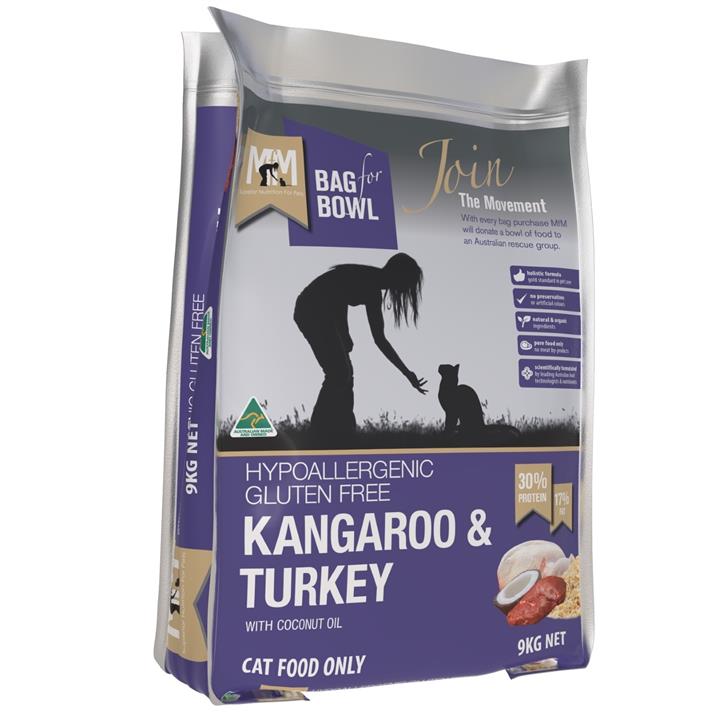 Meals for Meows Gluten Free Kangaroo & Turkey Dry Cat Food - 9kg