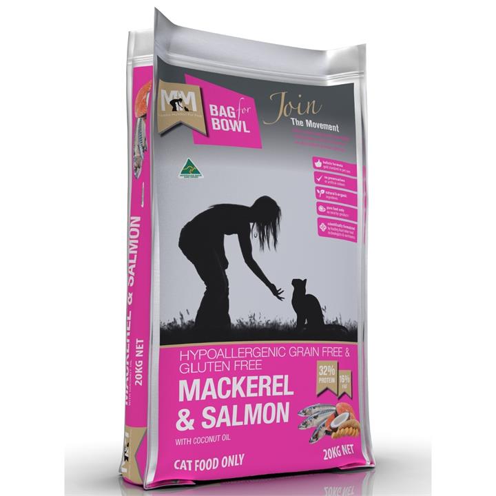 Meals for Meows Grain Free Mackerel & Salmon - Dry Cat Food - 20kg