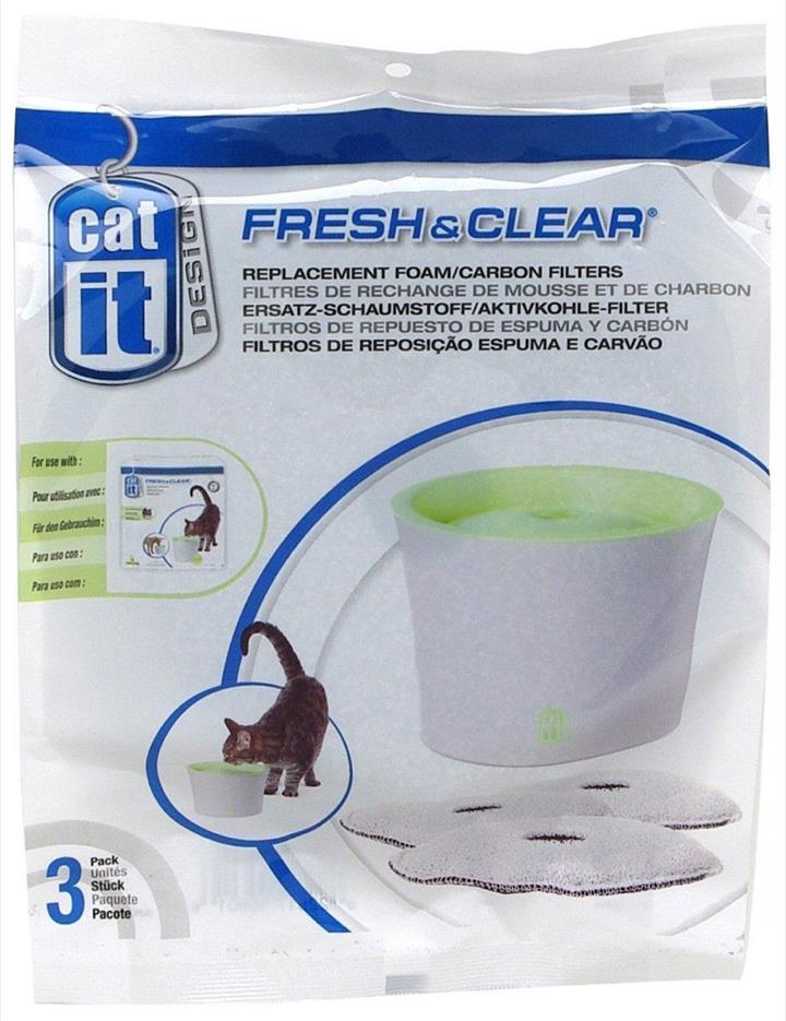 Catit Replacement Filters for 3 Litre Fresh & Clear Fountain