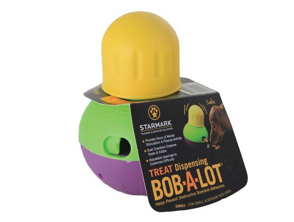 Starmark Bob a Lot Interactive Treat Dispenser Dog Toy - Small