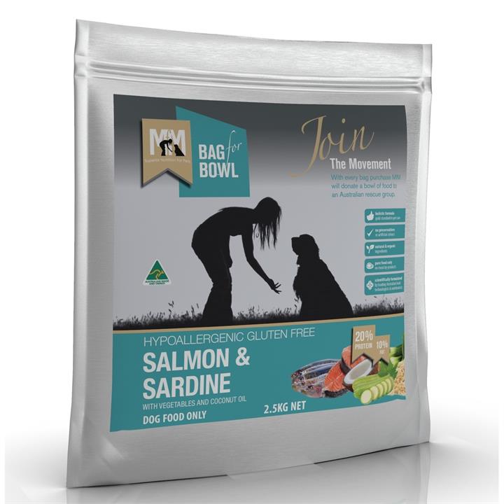 Meals for Mutts Gluten Free Salmon & Sardine Dry Dog Food - 2.5kg