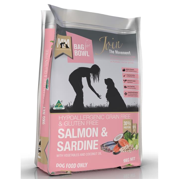 Meals for Mutts Grain Free Salmon & Sardine Dry Dog Food - 9kg