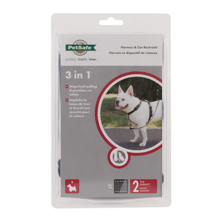 Petsafe 3-in-1 Anti-Pulling Dog Harness and Car Safety Restraint - Small