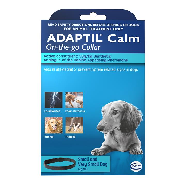Adaptil Calming Pheromones for Anxious Dogs - Collar for Dogs & Puppies - Small