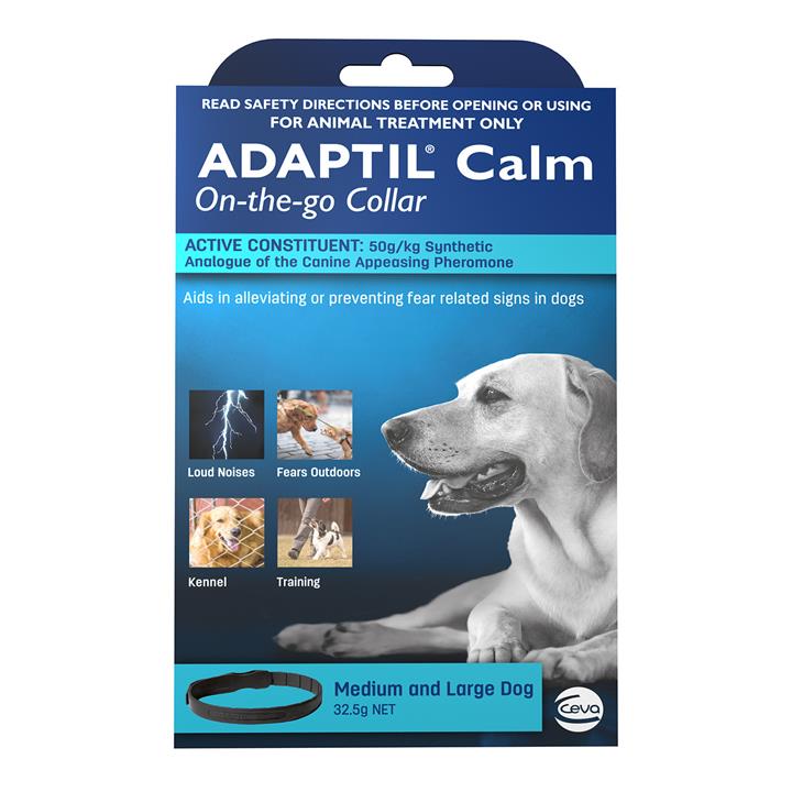 Adaptil Calming Pheromones for Anxious Dogs - Collar for Dogs & Puppies - Large