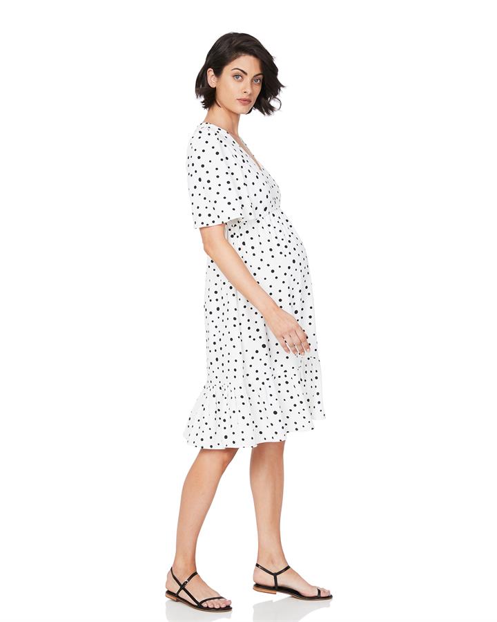 Anika Frill Maternity Dress