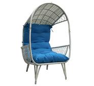Bernice Outdoor Basket Chair White