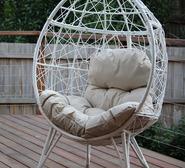 Kooka Outdoor Basket Chair White