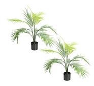 Set Of 2 61Cm Butterfly Artificial Palm Trees Green Small