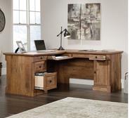 Lauceston L-Shaped Desk Brown