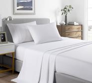 Bamboo Cooling 2000Tc Queen Sheet Set White