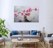 Blossom Stones Wall Art Pink Large