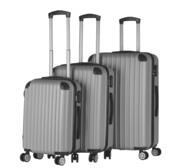 3 Piece Slim Line Luggage Set Grey
