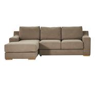 Adaptable 3 Seater Left Chaise Grey