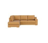 Adaptable 4 Seater Left Chaise Brown
