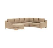 Adaptable 6 Seater Modular With Left Chaise Neutral
