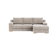 Adaptable 3 Seater Right Chaise Neutral