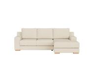 Adaptable 3 Seater Right Chaise White