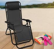 Calendar Outdoor Folding Chair Black