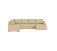 Adaptable 6 Seater Modular With Right Chaise Neutral