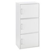 Alfa 3 Door Storage Unit White
