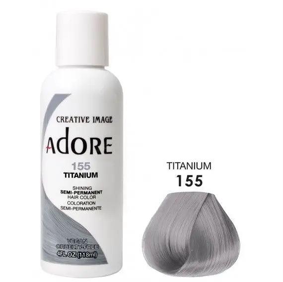 Adore Semi Permanent Hair Color 155 Titanium - 118ml