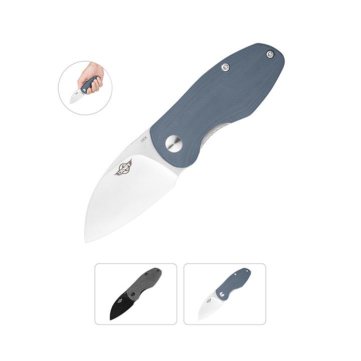 Olight Parrot (Black or Grey) - 3.7 inches Stainless Folding Pocket Knife
