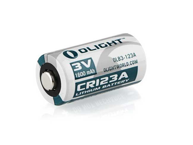 Olight CR123A 1600mAh Disposable Lithium Battery for PL-3, Baldr Pro, Baldr RL, Baldr IR,Valkyrie Turbo