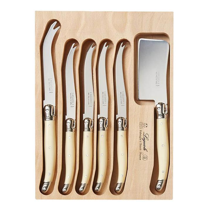 Laguiole French-Made Ultimate Cheese Knife Set