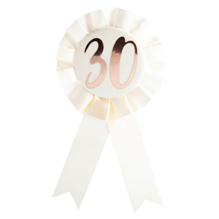 30th Birthday Rosette