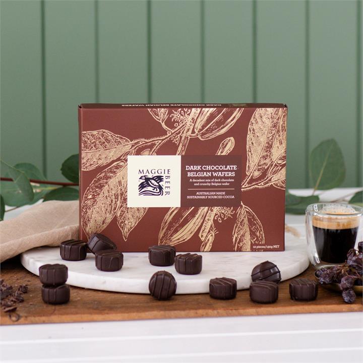 Maggie Beer Dark Chocolate Belgian Wafers Gift Box