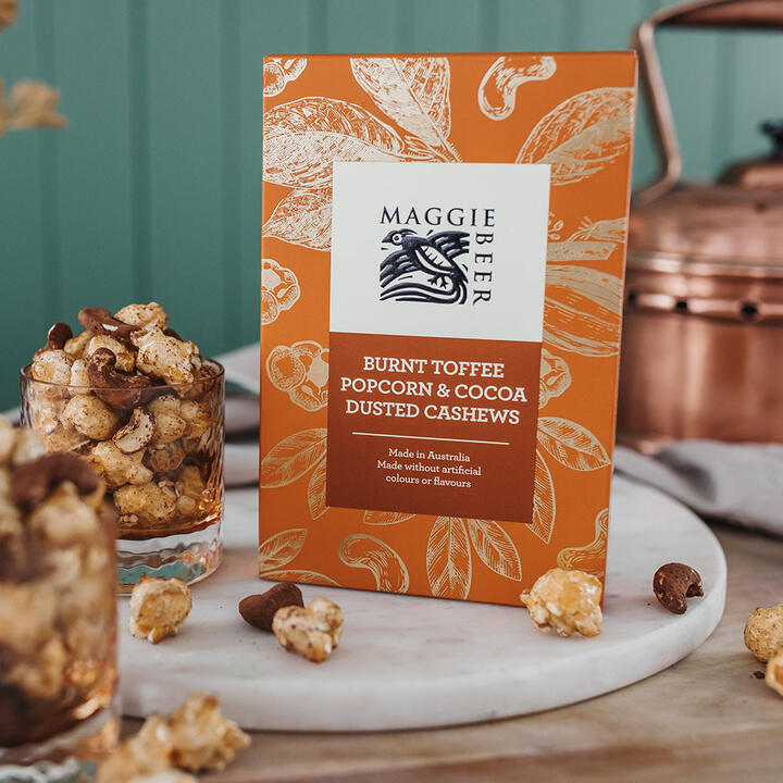 Maggie Beer Burnt Toffee Popcorn & Cocoa Dusted Cashews
