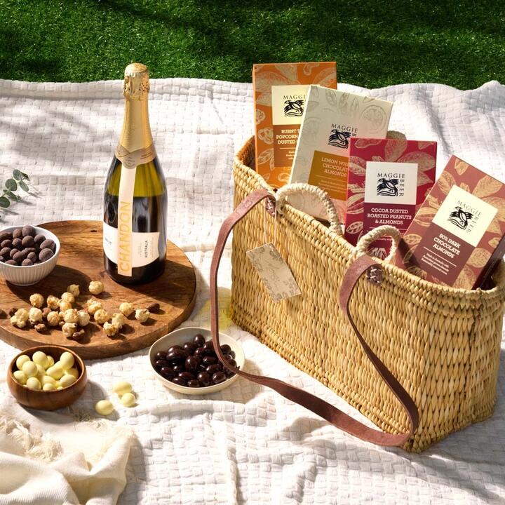 French Market Basket (Medium) with Chandon & Sweets