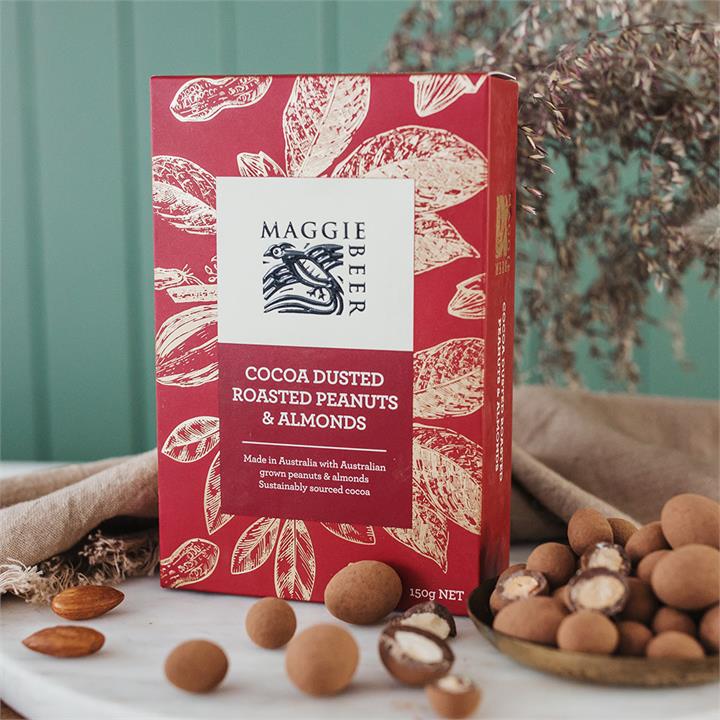 Maggie Beer Cocoa Dusted Roasted Peanuts & Almonds