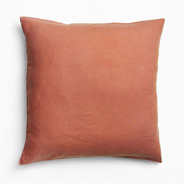 EURO French Linen Pillowcase Set (2) - DESERT ROSE I Love Linen