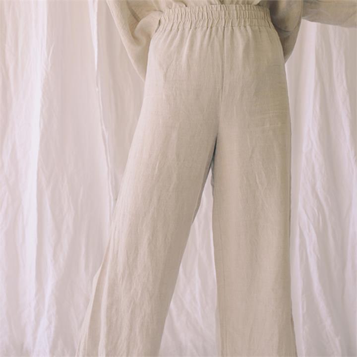 Lounge Pant in Natural I Love Linen