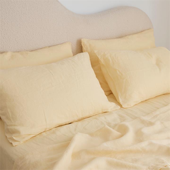 KING French Linen Pillowcase Set (2) - DAISY I Love Linen