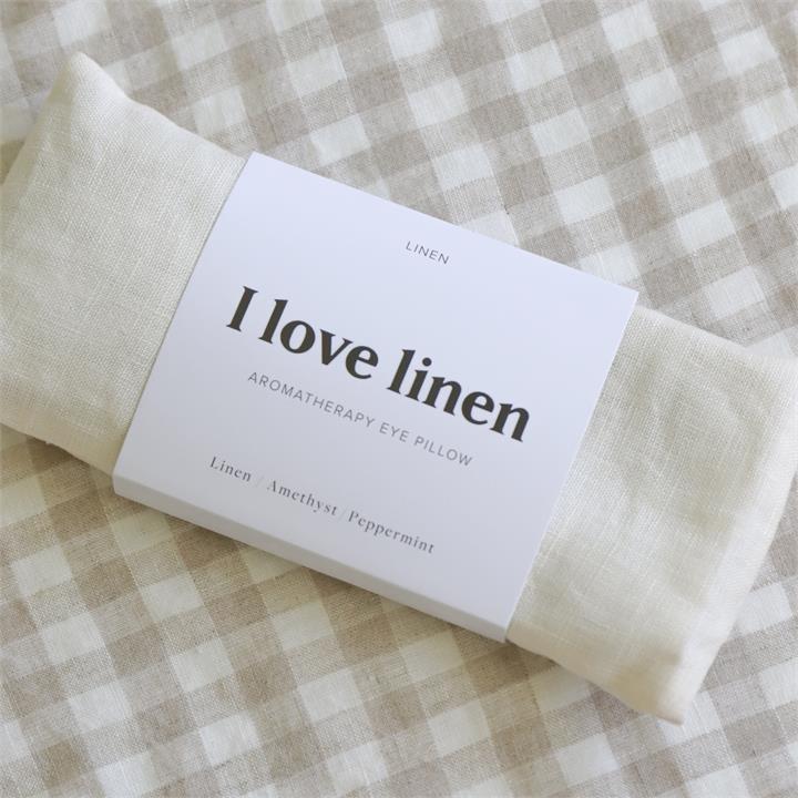 Aromatherapy Eye Pillow I Love Linen